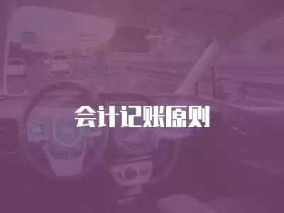 會(huì)計(jì)記賬原則