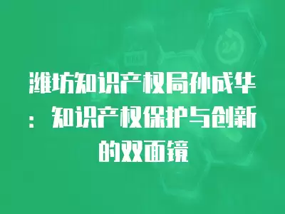 濰坊知識產權局孫成華：知識產權保護與創新的雙面鏡