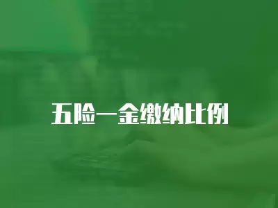 五險(xiǎn)一金繳納比例