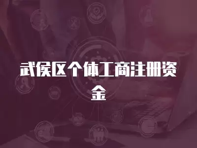 武侯區個體工商注冊資金