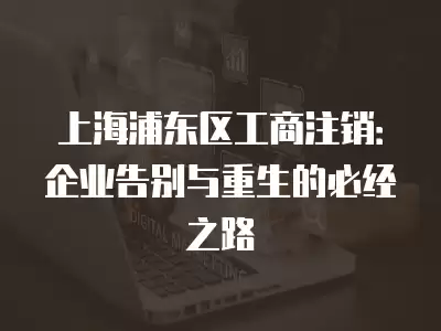 上海浦東區工商注銷：企業告別與重生的必經之路