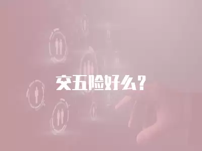 交五險好么？