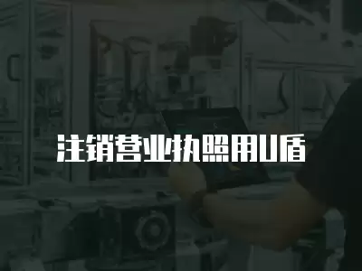 注銷營業執照用U盾