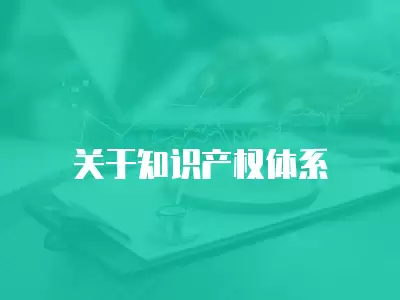 關于知識產權體系