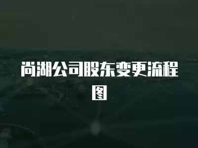 尚湖公司股東變更流程圖