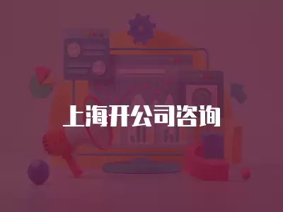 上海開公司咨詢