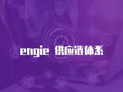 engie 供應(yīng)鏈體系