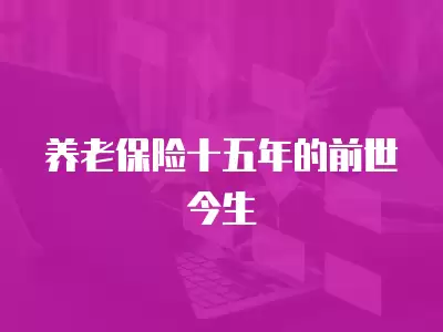 養(yǎng)老保險十五年的前世今生