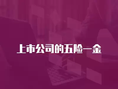 上市公司的五險一金