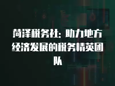 菏澤稅務(wù)社: 助力地方經(jīng)濟(jì)發(fā)展的稅務(wù)精英團(tuán)隊(duì)