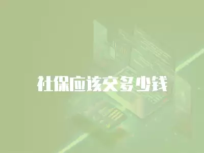 社保應該交多少錢