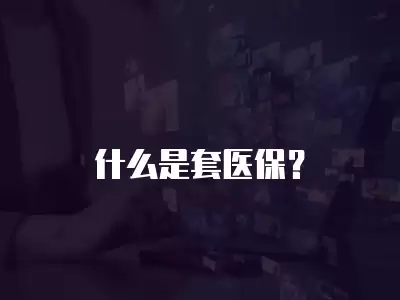 什么是套醫保？