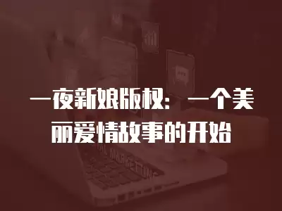 一夜新娘版權：一個美麗愛情故事的開始