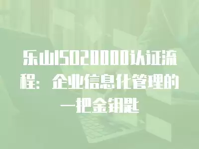 樂山ISO20000認(rèn)證流程：企業(yè)信息化管理的一把金鑰匙